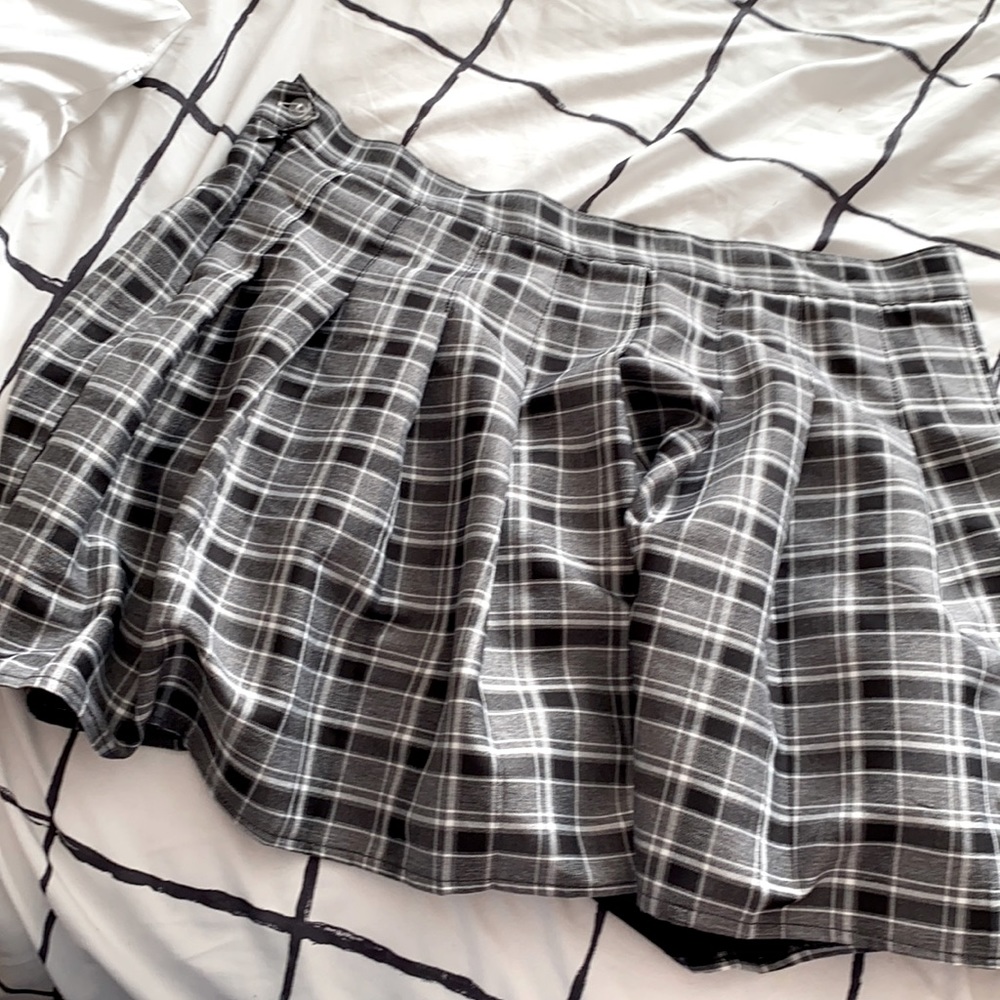 Plaid skort, 2XL